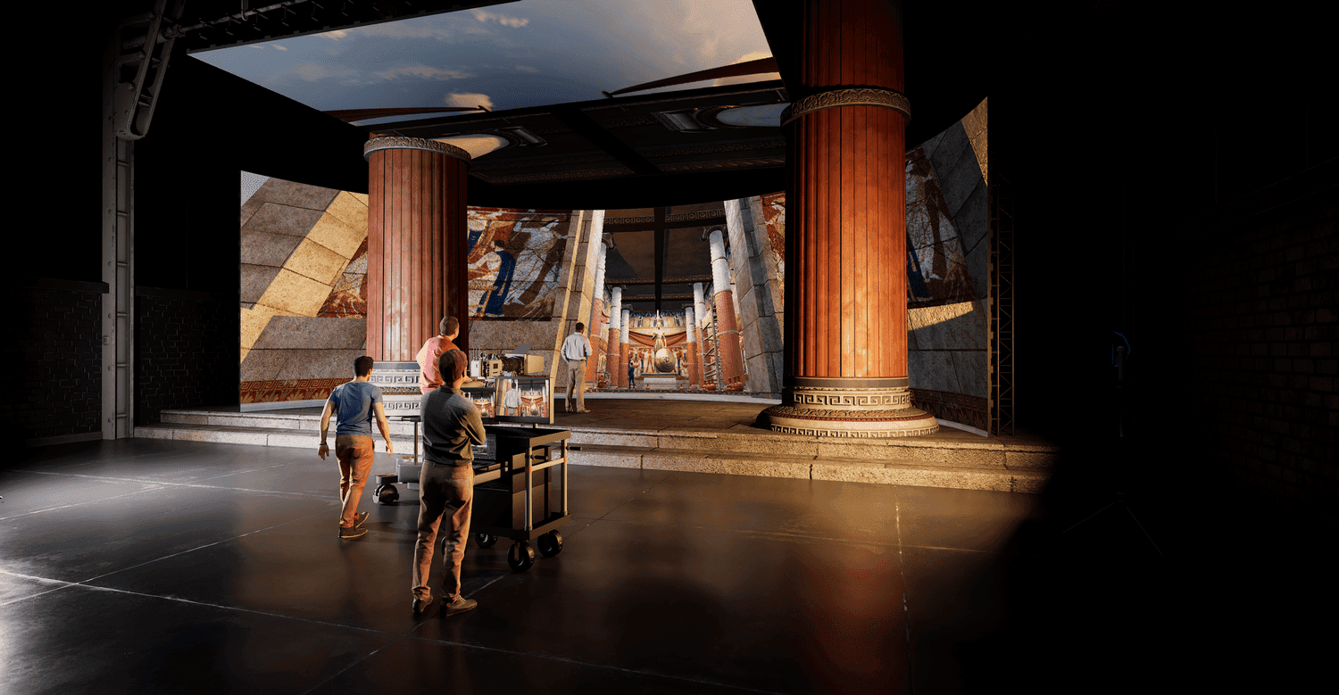 Technical visualisation from the APPIA virtual-production stage development study