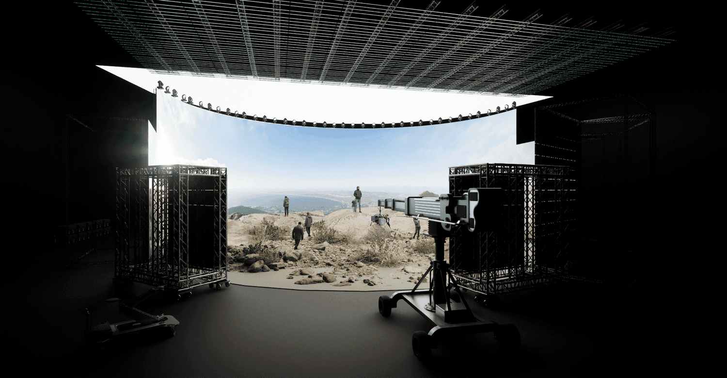Architectural visualisation from the proposed Fujairah film-studio development study